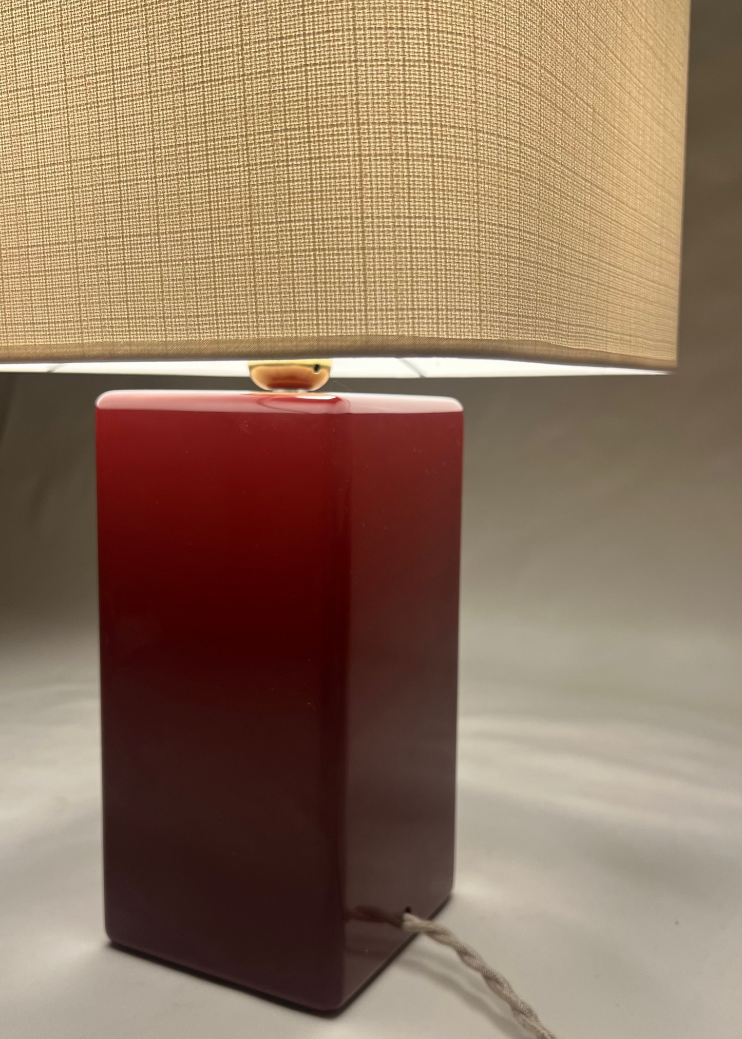 MELLOW Grande lampe  Bordeaux