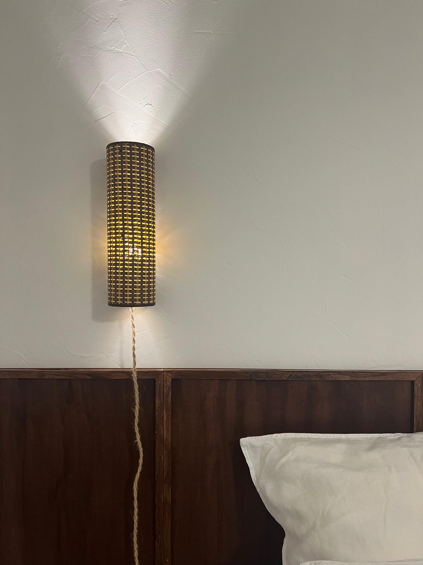 APPLIQUE SIMONE / Raphia marron