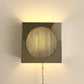 Lampe applique NICOLE ronde bleu