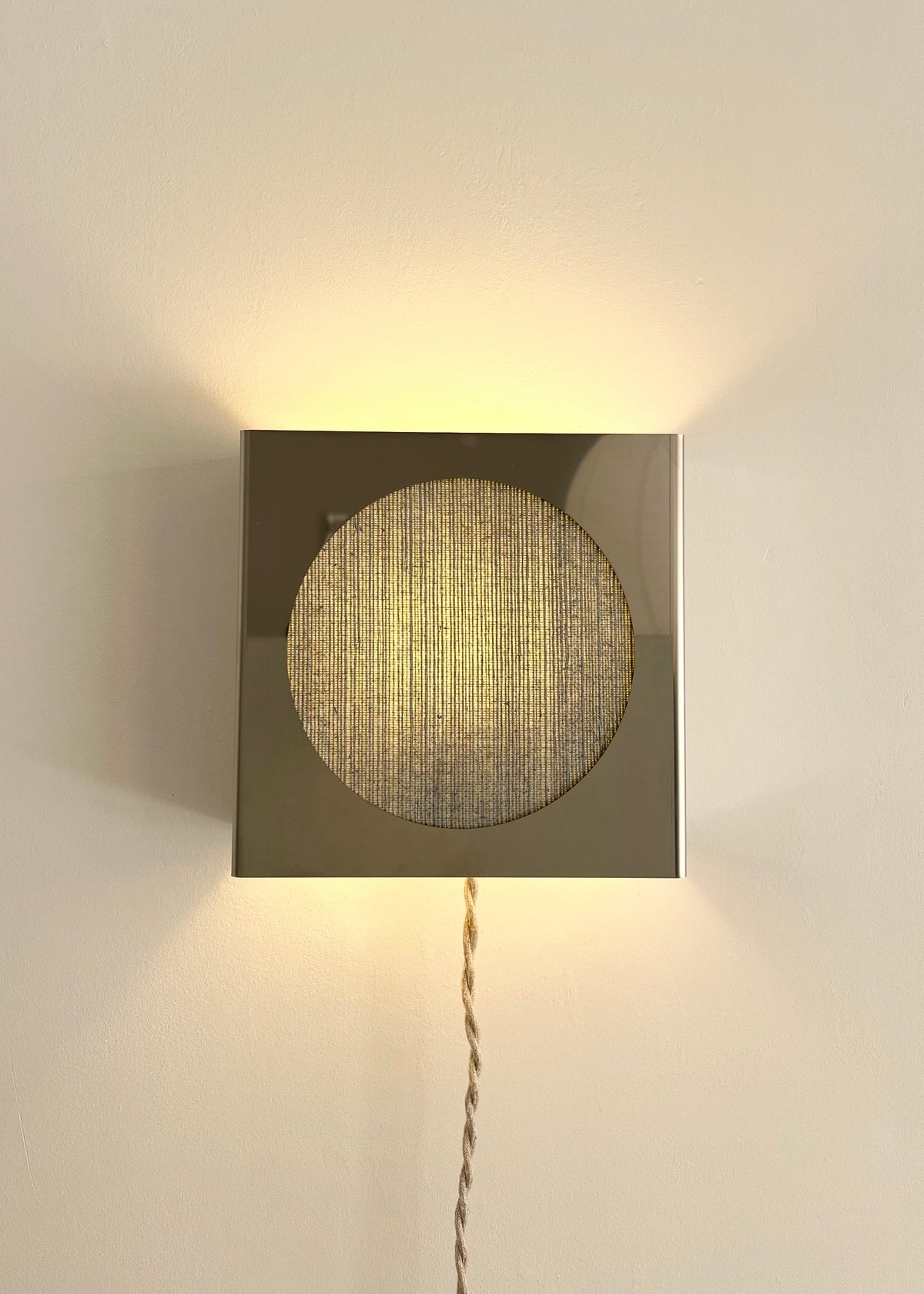 Lampe applique NICOLE ronde bleu