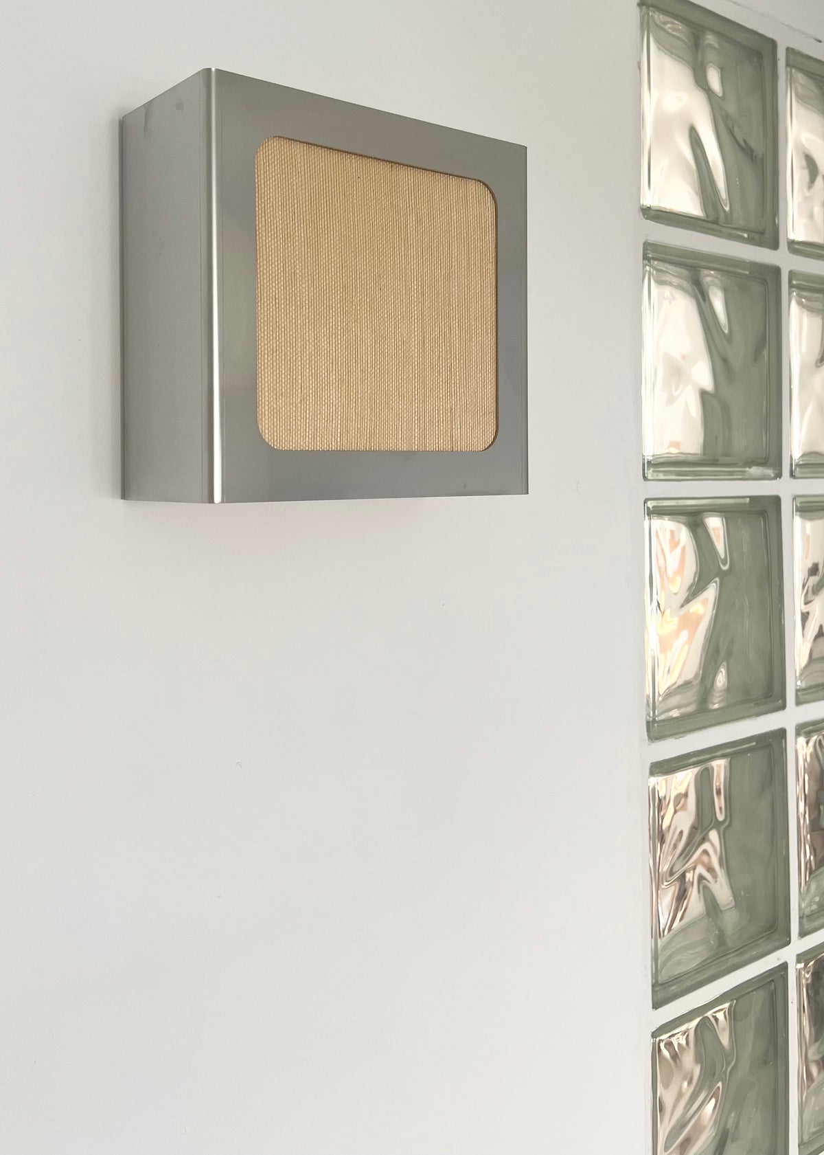 Lampe applique NICOLE carré beige