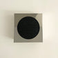 Lampe applique NICOLE ronde noire
