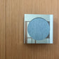 Lampe applique NICOLE ronde bleu