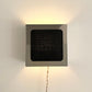 Lampe applique NICOLE carré noire