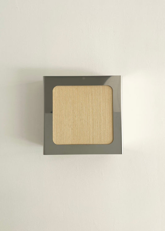 Lampe applique NICOLE carré beige