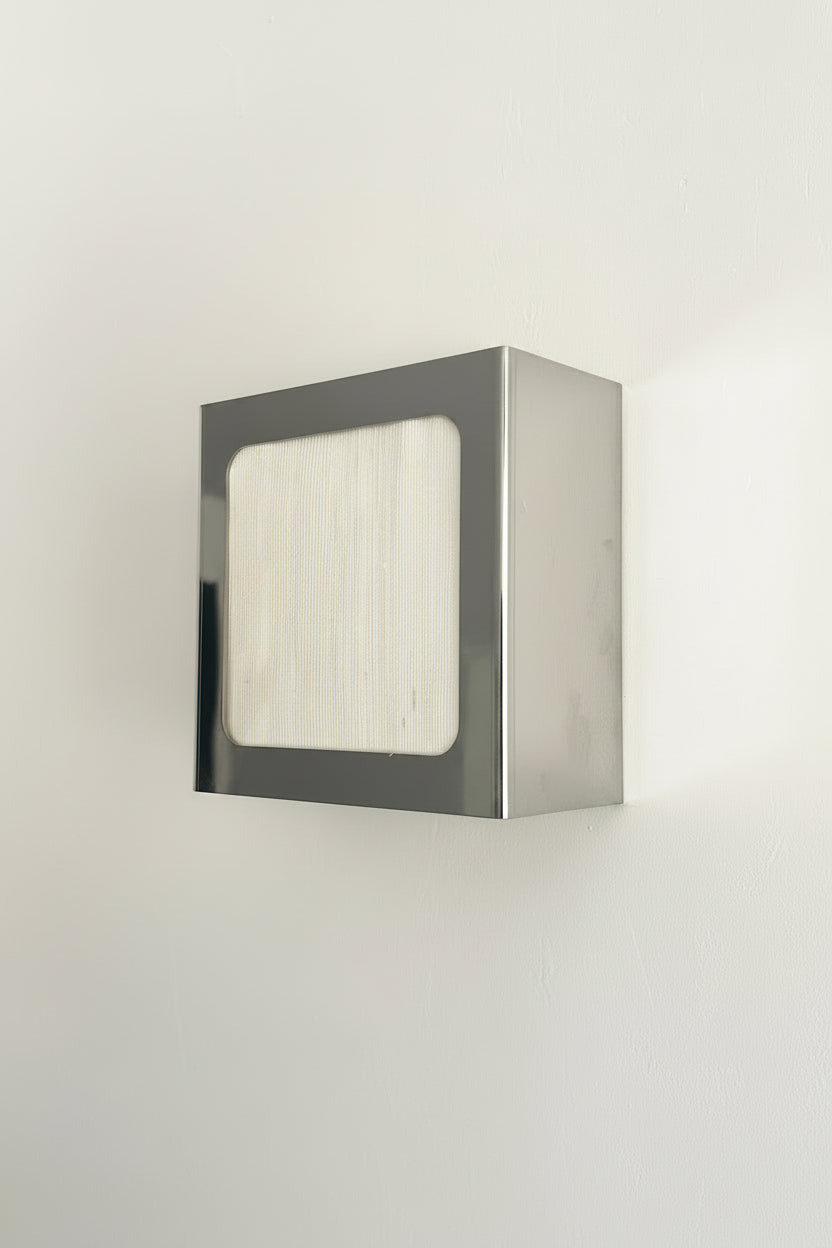Lampe applique NICOLE carré blanche