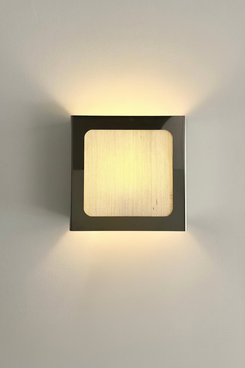 Lampe applique NICOLE carré blanche
