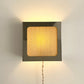 Lampe applique NICOLE carré beige