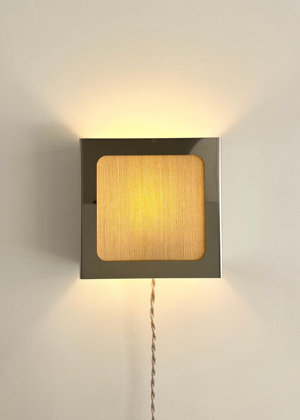 Lampe applique NICOLE carré beige