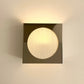 Lampe applique NICOLE ronde blanche