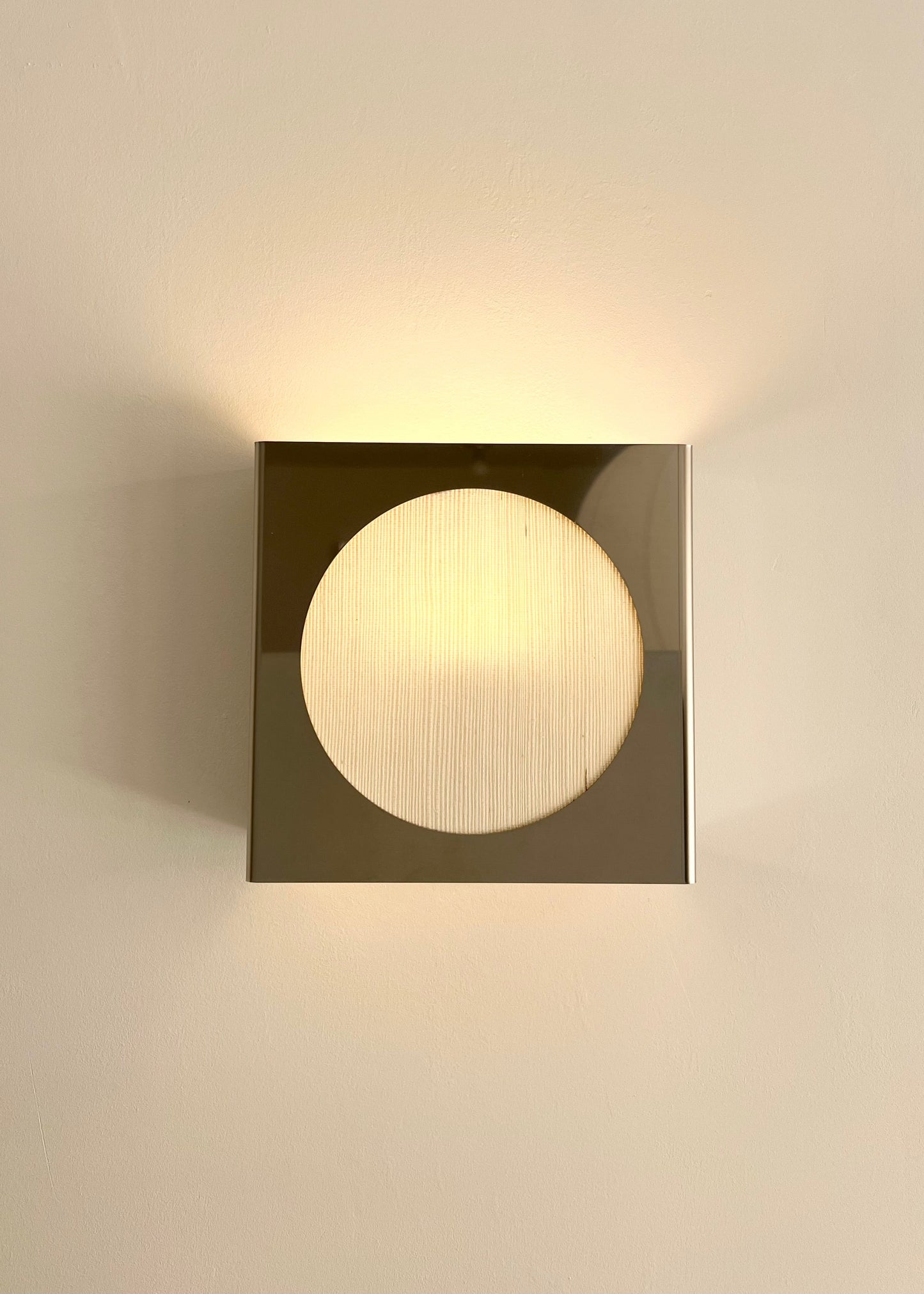 Lampe applique NICOLE ronde blanche