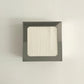 Lampe applique NICOLE carré blanche