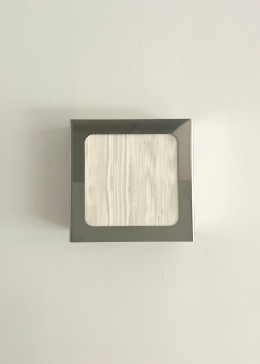 Lampe applique NICOLE carré blanche