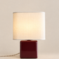 Lampe à poser MELLOW - petit format Bordeaux