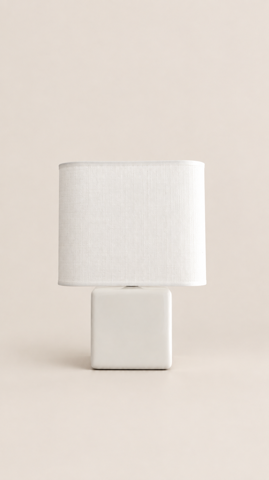 Lampe à poser MELLOW - petit format Blanc crème