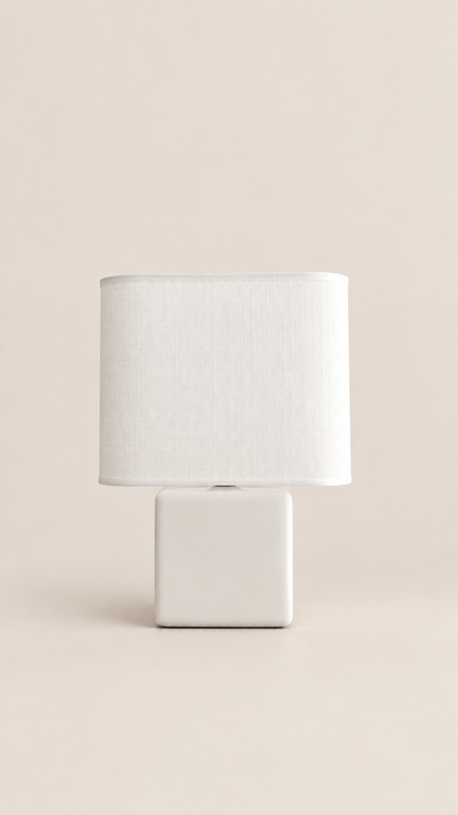 Lampe à poser MELLOW - petit format Blanc crème