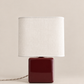 Lampe à poser MELLOW - petit format Bordeaux