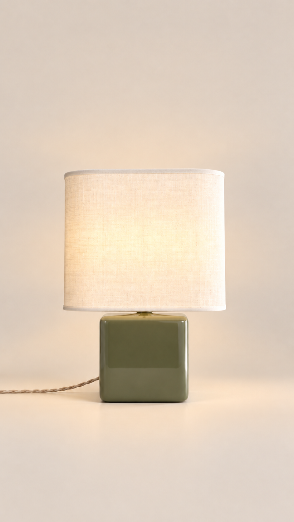 Lampe à poser MELLOW - petit format Kaki