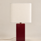 Lampe à poser MELLOW – grand format bordeaux