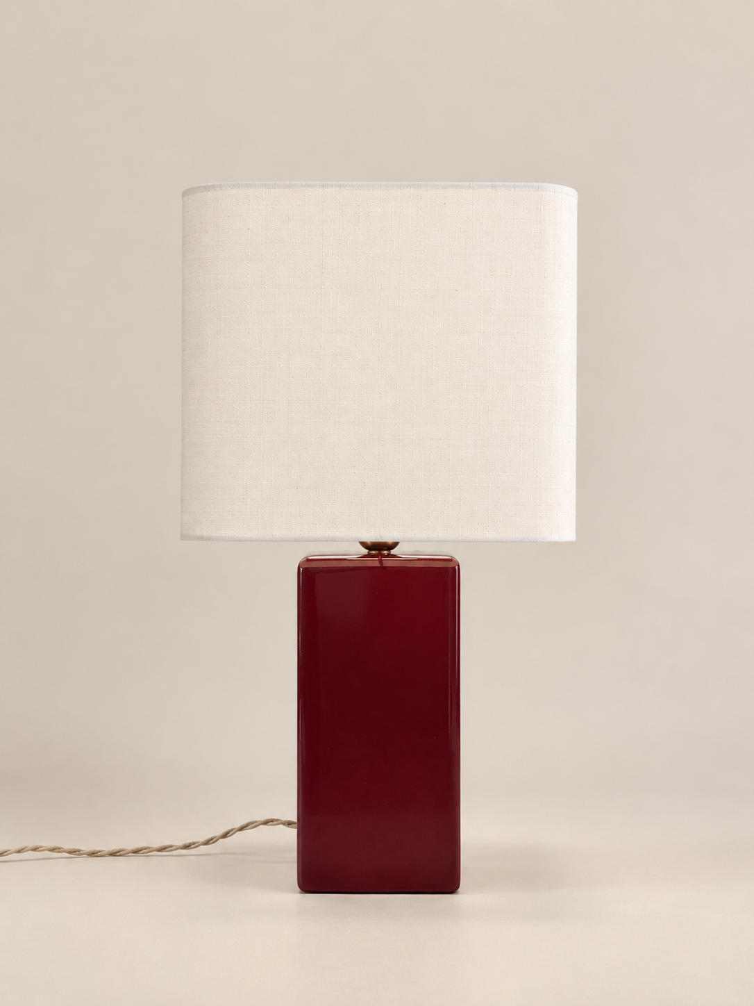 Lampe à poser MELLOW – grand format bordeaux