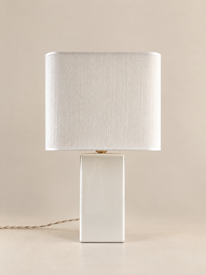 Lampe à poser MELLOW - grand format Blanc crème