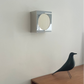Lampe applique NICOLE ronde blanche