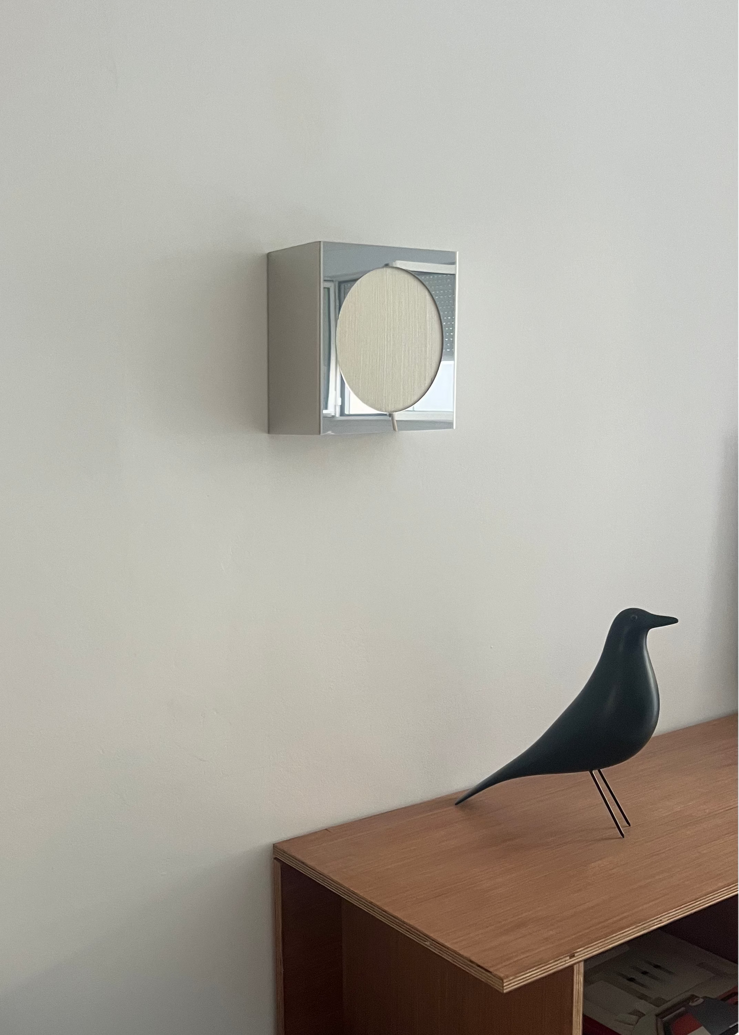 Lampe applique NICOLE ronde blanche