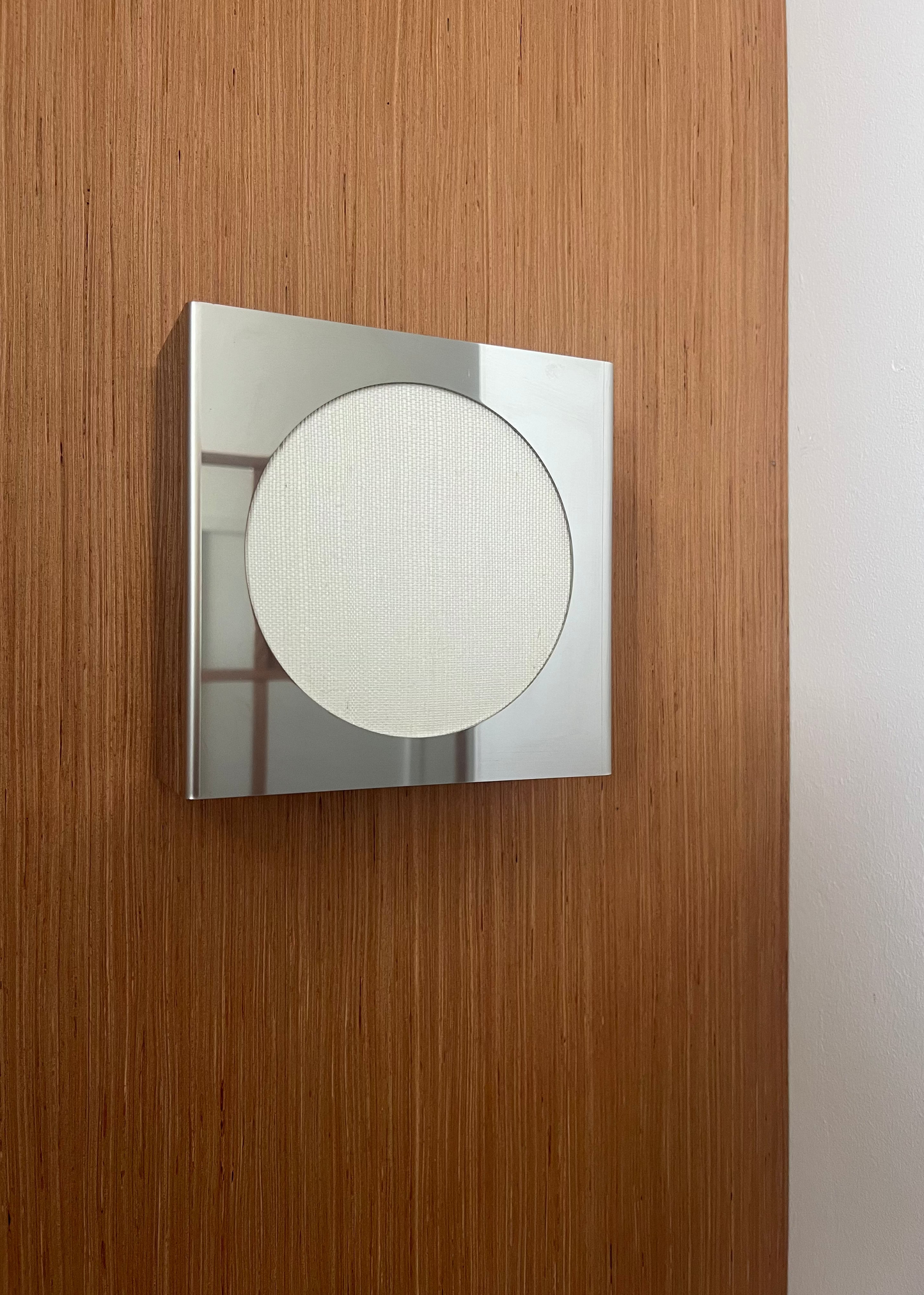 Lampe applique NICOLE ronde blanche