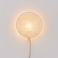 Lampe applique MOON 25 en cannage