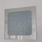 Lampe applique NICOLE carré bleu